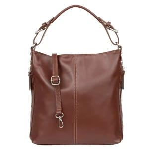 Torba Damska Skórzana  Vezze Donna Choco