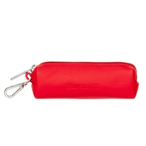 Etui na klucze Skórzane Kaletnik Obel Czerwone