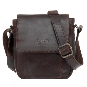 Mała Torba Męska Skórzana Wild Natural Choco
