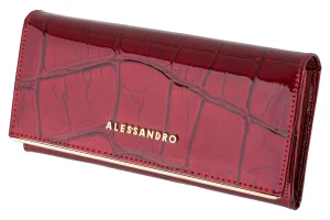 Portfel damski Alessandro Paoli 3407 Czerwony