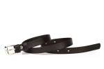 Pasek damski klasyczny choco mat 2 cm